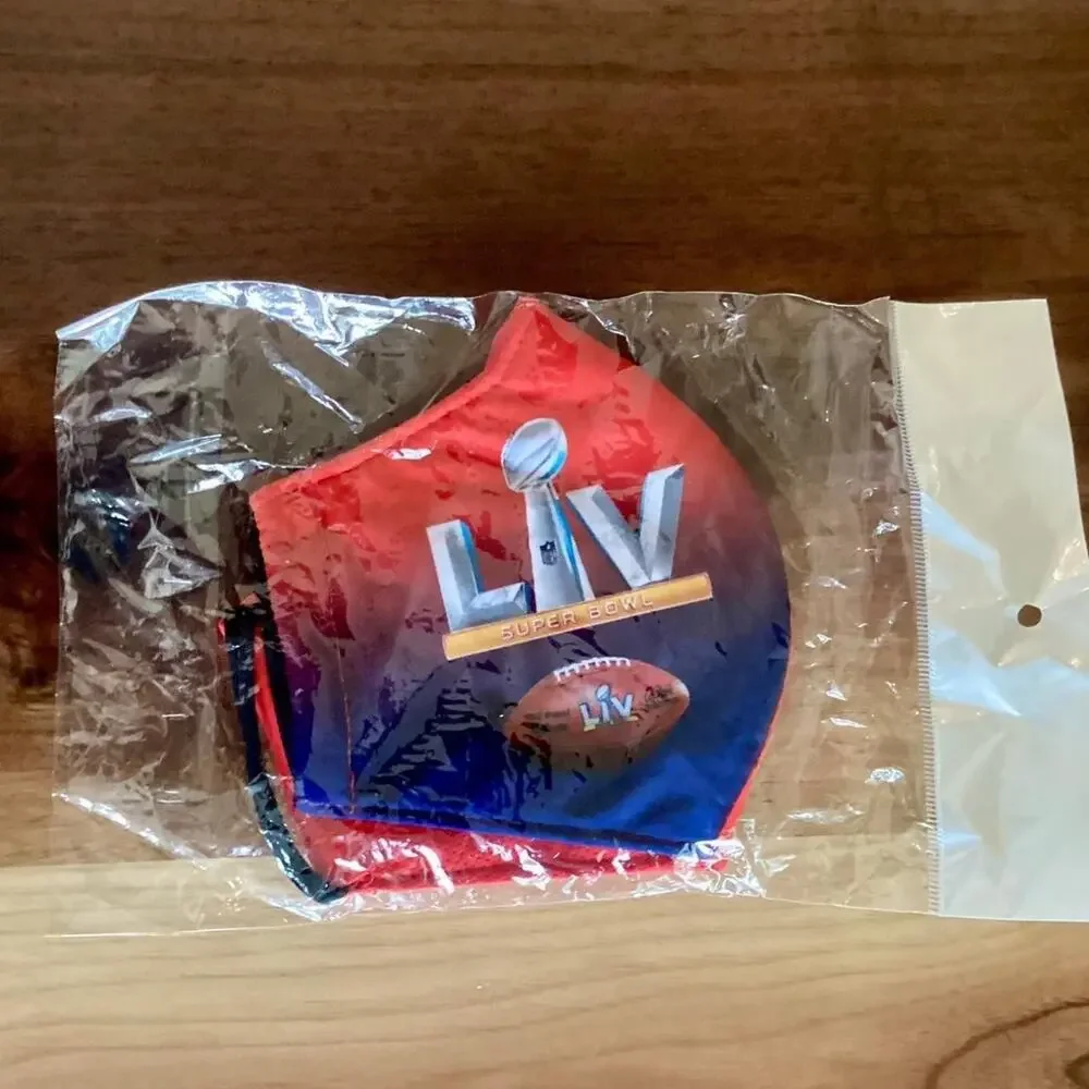 Super bowl themed face